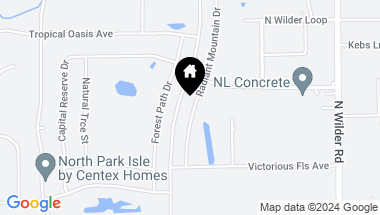 Map of 3715 RADIANT MOUNTAIN DR, PLANT CITY FL, 33565