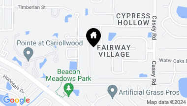 Map of 11723 CARROLLWOOD COVE DR, TAMPA FL, 33624