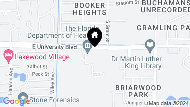 Map of 653 E University Boulevard, Melbourne FL, 32901