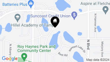 Map of 13117 FOREST HILLS DR, TAMPA FL, 33612
