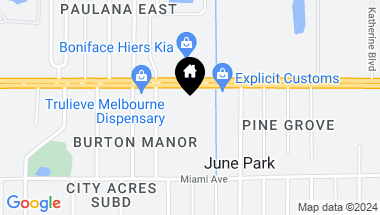 Map of 3865 W New Haven Avenue, Melbourne FL, 32904