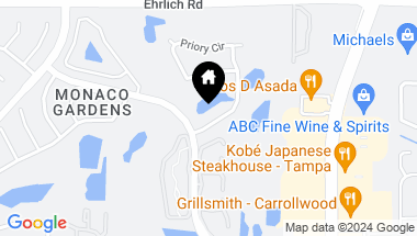 Map of 14506 ANCHORET RD, TAMPA FL, 33618