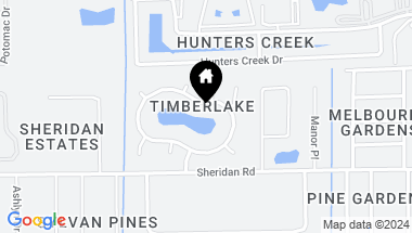 Map of 7933 Timberlake Drive, Melbourne FL, 32904