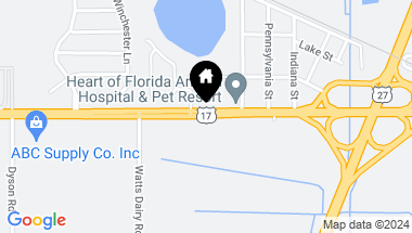 Map of 4569 W US HWY 17, HAINES CITY FL, 33844