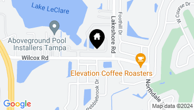Map of 5144 LAKECASTLE DR, TAMPA FL, 33624