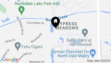 Map of 3728 CYPRESS MEADOWS RD, TAMPA FL, 33624