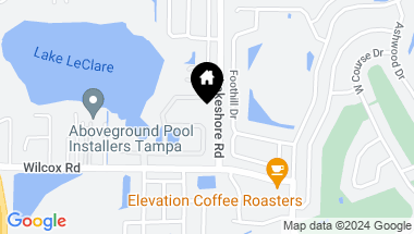 Map of 5118 LAKECASTLE DR, TAMPA FL, 33624
