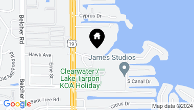 Map of 2533 DOLLY BAY DR #202, PALM HARBOR FL, 34684
