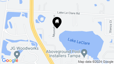 Map of 16701 LAKE EVELAND PL, LUTZ FL, 33558