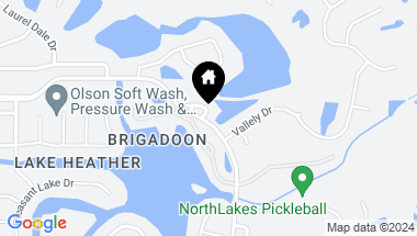 Map of 16501 LAKE BRIGADOON CIR, TAMPA FL, 33618