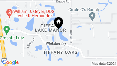 Map of 17103 TIFFANY LAKE PL, LUTZ FL, 33549