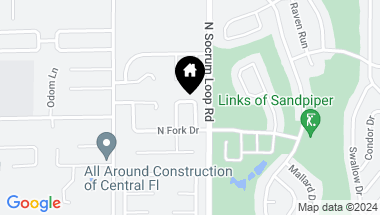 Map of 6105 N FORK CT, LAKELAND FL, 33809
