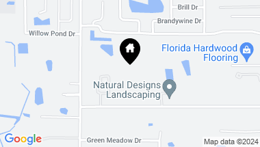Map of 1708 CLEMENT RD, LUTZ FL, 33549