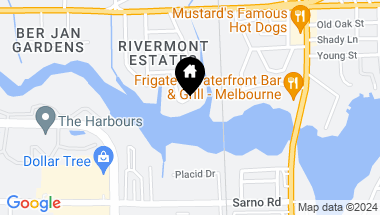 Map of 1131 Rivermont Drive, Melbourne FL, 32935