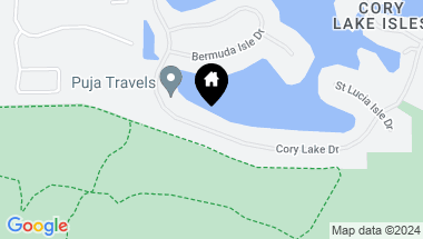 Map of 10549 CORY LAKE DR, TAMPA FL, 33647