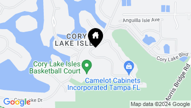 Map of 10414 CANARY ISLE DR, TAMPA FL, 33647