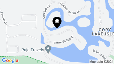 Map of 10555 BERMUDA ISLE DR, TAMPA FL, 33647