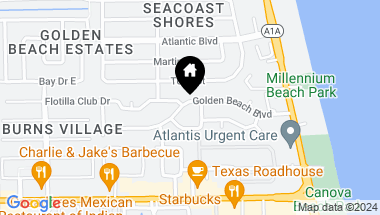 Map of 925 Golden Beach Boulevard, Indian Harbour Beach FL, 32937