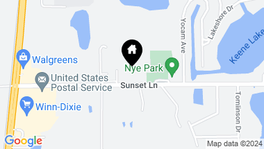 Map of SUNSET LN, LUTZ FL, 33549