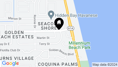 Map of 100 Terry Street, Indian Harbour Beach FL, 32937