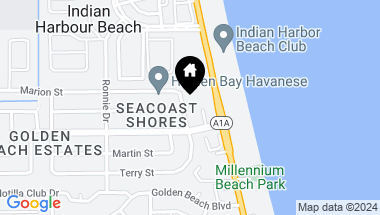 Map of 106 Dorothy Lane, Indian Harbour Beach FL, 32937