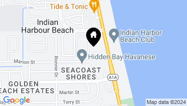 Map of 155 E Colonial Court, C, Indian Harbour Beach FL, 32937