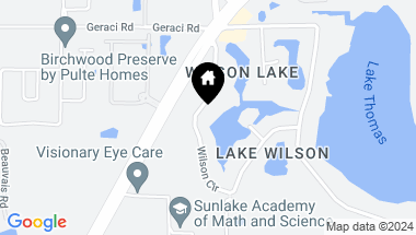 Map of 2809 WILSON CIR, LUTZ FL, 33548