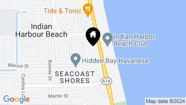 Map of 2040 Highway A1a, 208, Indian Harbour Beach FL, 32937