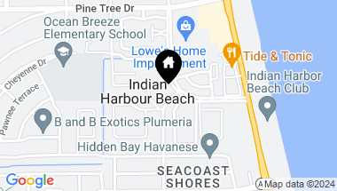 Map of 520 Palm Springs Boulevard, 506, Indian Harbour Beach FL, 32937