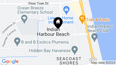 Map of 520 Palm Springs Boulevard, 101, Indian Harbour Beach FL, 32937
