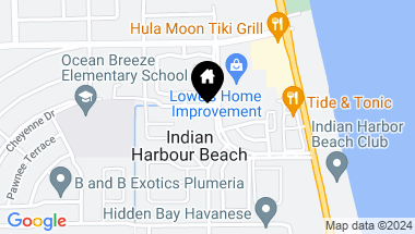 Map of 500 Palm Springs Boulevard, 108, Indian Harbour Beach FL, 32937
