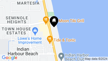 Map of 1919 Highway A1a, 304, Indian Harbour Beach FL, 32937