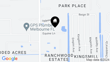 Map of 2815 Turtle Mound Road, Melbourne FL, 32934