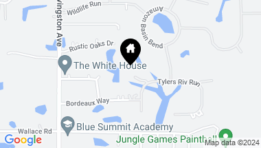 Map of 2514 TYLERS RIVER RUN, LUTZ FL, 33559