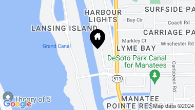 Map of 108 Island View Drive, Indian Harbour Beach FL, 32937
