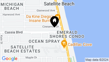 Map of 0 Cassia Boulevard, Satellite Beach FL, 32937