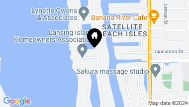 Map of 700 Clubhouse Way, Satellite Beach FL, 32937