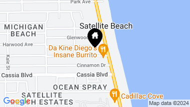 Map of 140 Norwood Avenue, Satellite Beach FL, 32937