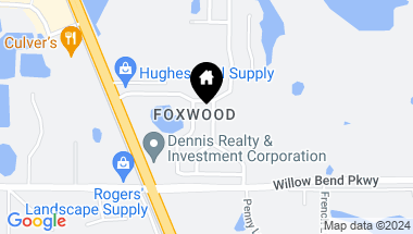 Map of 1143 FOXWOOD DR, LUTZ FL, 33549