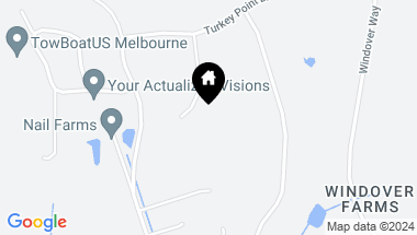 Map of 4161 Mockingbird Drive, Melbourne FL, 32934