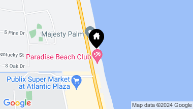 Map of 951 Highway A1A, Penthouse S 602, Satellite Beach FL, 32937