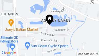 Map of 2050 STONEVIEW RD, ODESSA FL, 33556