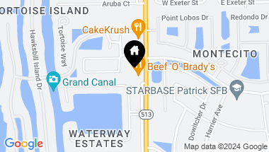 Map of 724 S Patrick Drive, Satellite Beach FL, 32937