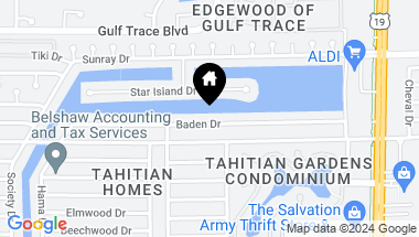 Map of 4101 BADEN DR, HOLIDAY FL, 34691