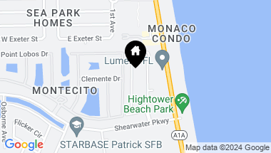 Map of 786 Clearwater Avenue, Satellite Beach FL, 32937