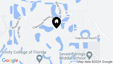 Map of 8364 CAPSTONE RANCH DR, NEW PORT RICHEY FL, 34655