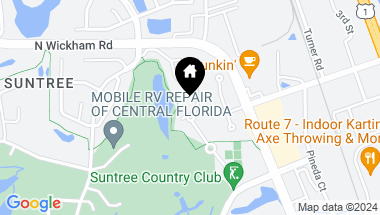 Map of 210 COUNTRY CLUB DR, MELBOURNE FL, 32940