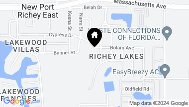 Map of 7630 1/2 CYPRESS, NEW PORT RICHEY FL, 34653