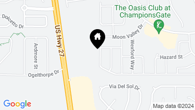 Map of 1466 MOON VALLEY DR, CHAMPIONS GATE FL, 33896