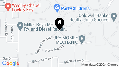 Map of 31351 PALM SONG PL, WESLEY CHAPEL FL, 33545